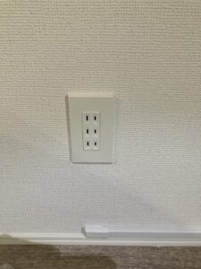 習志野市のお客様、コンセント増設
